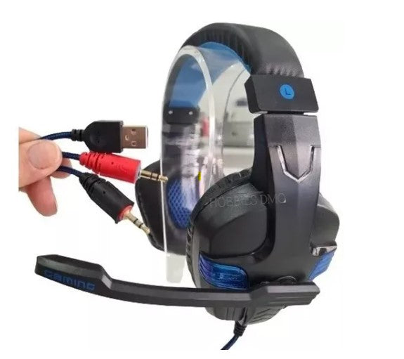 DIADEMA GAMER PARA PC CON LUZ RX-200 PREMIER GAMER AUDIO® + ENVÍO GRATIS